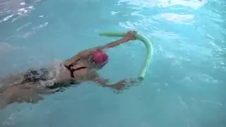 Using a Pool Noodle to Practice the Freestyle Stroke Arm Pull