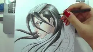 Speed Drawing - Kuchiki Byakuya (Bleach)