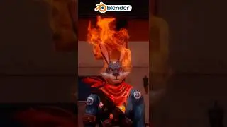 3D Fire Animation 