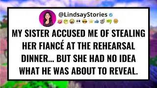 My sister accused me of stealing her fiancé at the rehearsal dinner… but she had no idea what he...