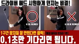 [골몬_똘쭈04]드라이버 헤드 시원하게 던지는 방법 1편 | 1구간 망치질을 집중적으로 배워봅시다 [골프레슨] mongu golf