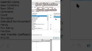 How to estimate #cost for wall|#Schedule |#Revit| #shorts|yaas