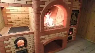 печное дело томск. Мангал, печь под казан, камера для копчения.