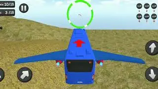 Flying Bus Gameplay Walkthrough , Flying bus game