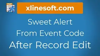 Sweet alert from PHP event code