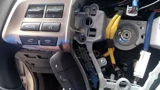 Как снять подушку безопасности Subaru Forester 2014