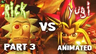 RICK Sanchez Duels YUGI ( PART 3 ) In Yu-Gi-Oh Rick & Morty