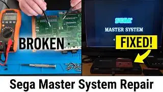 Sega Master System - Broken Trace Repair