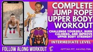 🎯 Jump Rope Upper Body Workout - 25 MIN Follow Along! 🔥