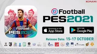 PES2021MOBILE OFFICIAL STARTSCREEN &RELEASE DATE🔥🔥#