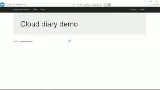 Cloud Diary Tutorial 02 - Remove unneeded content from application