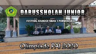 DARUSSHOLAH JUNIOR - Festival Hadrah Olimpiade PAI SMAN 1 PURWOHARJO 2020