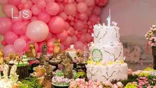 Aniversário e Batizado. Lis, 1 ano