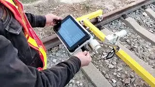 POTABLE TROLLEY FOR OVERHEAD LINE CATENARYAND TUNNEL SECTION GEOMETRY MEASUREMENT/Contact line