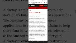Forbes о FinTech криптовалютных компаниях, TOP лист самых перспективных