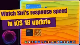 Siri is faster in the new iOS 18.1 update