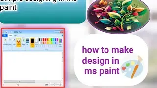 how to make design in ms paint#tipsandtricks #viral #pchack #computerknowledge8259