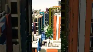 Winter City In Minecraft ❄  #shorts #minecraft #winter #minecraftshorts #minecraftbuilding #mrbeast
