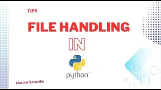 Easy to Learn and Implement Python File Handling | Tutorials