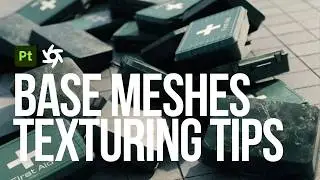 Using Base Meshes - Shading and Texturing ft.Octane & Painter | VFXHUT