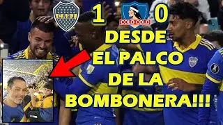 BOCA 1 COLO COLO 0 (DESDE EL PALCO de la BOMBONERA)