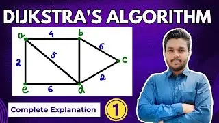 Dijkstra's Algorithm | Graph theory | Engineering mathematics | Example Solved - 1| Mathspedia |