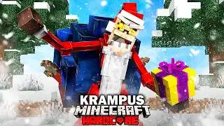 I Survived a KRAMPUS SANTA DWELLER Horror Mod in HARDCORE Minecraft