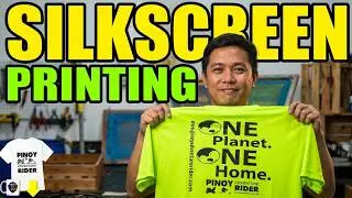 DIY Shirt Silkscreen Printing from Start to Finish in just 8 Minutes!