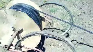 укладка капельной ленты на картофеле в ручную часть 1