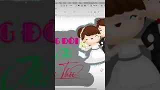 Tạo hasttag trong Corel