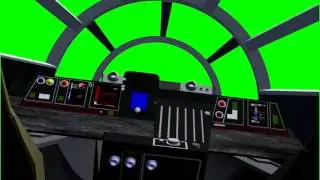 кабина космического корабля гринскрин  the cockpit of a spaceship green screen