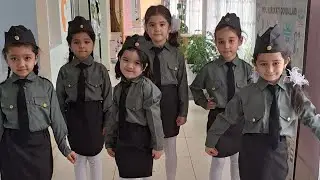 14-yanvar "Vatan himoyachilari kuni" uchun qizaloqlar ijrosida ajoyib raqs. Uchtepa tumani 411-DMTT
