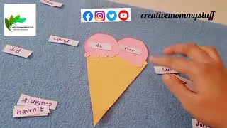 Contractions | English grammar | Grammar Activities | DIY activities for kids