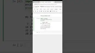 Getting Calendar Month Using Python