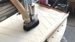 CNC Milling Diamond Pattern for Surface Lamination