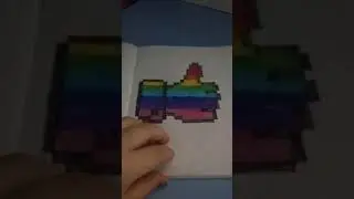 Обзор моих рисунков по клеточкам N°2