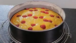 The best raspberry cake for summer! Everyone asks for this recipe