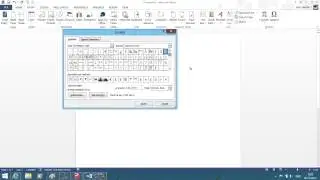 Insert numeric symbol in Word 2013