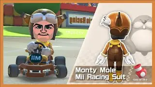 Mario Kart Tour | Monty Mole Mii Racing Suit (Wave 34)