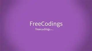 Thanks for watching my video and subscribe my channel by FreeCodings