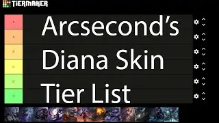 Arcsecond's Diana Skin Tier List