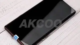 Akcoo UV liquid tempered glass install guide for all phone model use