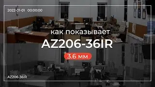 AZIMUTH AZ206-36IR. Купольная камера HD 1080p. Ночной и дневной режим работы