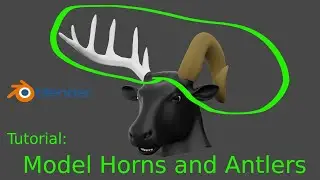 Quickly Model Horns and Antlers | Blender Tutorial