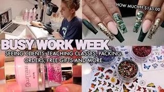 HOW MUCH I MAKE DOING NAILS? PACKING ORDERS, GIFTS, ONLINE NAIL CLASSES AND MORE