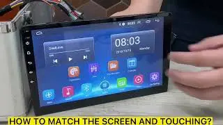 how to set the creen and touching