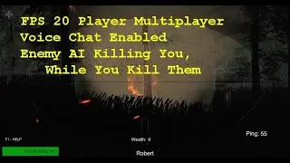 Shooting And Killing 20 AI Enemies