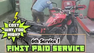 Hero Xpulse 200 First Paid Service || Surprising Cost of First Paid Service for Xpulse 200