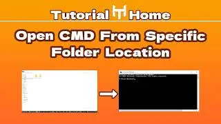 Open CMD at current folder location directly