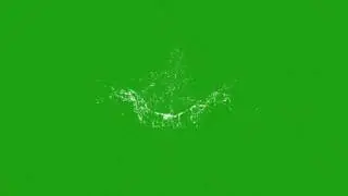 Green Screen - SPLASH WATER animation 🔊 Chroma key